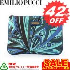 エミリオプッチ EMILIO PUCCI ポーチ 36SF37-031ブルーマルチ