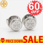 トリーバーチ ピアス TORY BURCH SMALL LOGO STUD EARRING 64554  022 TORY SILVER    比較対照価格15,706 円