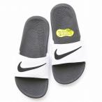 ナイキ キッズスリッパ NIKE KAWA SLIDE(GS/GP) 819352 100 WHITE/BLACK