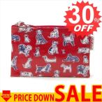 キャスキッドソン バッグ ポーチ CATH KIDSTON ZIP PURSE 830225  RED MINI SQUIGGLE DOGS    比較対照価格1512円