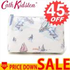 キャスキッドソン バッグ ポーチ CATH KIDSTON MATT ZIP COSMETIC BAG 831307  WHITE SAILING SHIPS    比較対照価格3672円