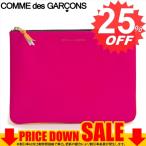 コムデギャルソン バッグ ポーチ COMME DES GARCONS SUPER FLUO WALLET  POUCH SA5100SF   PINK ゴートレザー   比較対照価格14,850 円