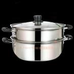蒸し器 ステンレス 2段 3段 熱源対応