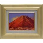  картина живопись маслом SM красный Fuji Kobayashi . три .