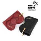 ショッピングキティ HELLO KITTY ハローキティ キーケース KEY RIBBON リボン型 レディース 本革 レザー 牛革 リボンシリーズ 3連 シャックルキーホルダー Dカン コンパクト