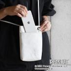 ショッピングスマホショルダー スヌーピー ショルダーバッグ スマホポーチ スマホショルダー 赤 白  ボールの革 本革 BALL ボール 野球 ベースボール 野球好き SNOOPY PEANUTS ピーナッツ