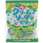 業務用菓子問屋GGx金城製菓　７個 プチクリームソーダゼリーメロン味×60個【xes6】【送料無料（北海道 沖縄は別途送料）】