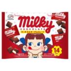 業務用菓子問屋GGx不二家　１４粒 ミルキーチョコレート袋【チョコ】×30個【xa6】【送料無料（北海道 沖縄は別途送料）】