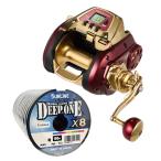  Daiwa 25 Seaborg G1800M-RJ правый наматывать 10 номер 1200m комплект ( Sunline глубокий one PE X8) электрический катушка . нить . шт .. доставка daiwa