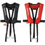  Daiwa DF-2822 детский спасательный жилет плечо .. модель автоматика ручной .. тип черный / красный страна земля транспорт . модель одобрение получение Sakura Mark модель A daiwa