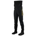 エクセル (X'SELL) FP-5613 スリムウェダー フェルトソール クロロプレーンラバー4.0mm 完全防水 保湿性 ブラック×ゴールド 鮎 渓流