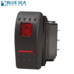  переключатель переключатель водонепроницаемый запирающийся шкафчик переключатель ON-OFF-ON SPDT 7931 красный LED навигационные огни .. лампа b Lucy BLUE SEA лодка судно кемпер машина 