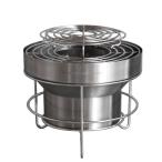 七輪 丸型 BBQ コンロ YOKA SHICHIRIN++4th バーベキュー バーベキューコンロ 網 網付き 24.5cm しちりん 卓上 アウトドア キャンプ 焚き火台 焚き火