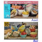 【送料無料】Signature HOUSEWARES お茶碗(ボウル)10個セット　325ml　直径12cm　STONEWARE BOWLS　和風/ライスボウル/コストコ「北欧風ボウル」