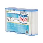 送料無料【3個セット】INTEX 浄化ポンプ用フィルターカートリッジ「A」 インテックス