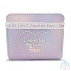 Yahoo! Yahoo!ショッピング(ヤフー ショッピング)透明オーロラ LF財布 パープル  財布　二つ折り財布　クリア　ハート　オーロラ　小学生　女の子　中学　女子　かわいい