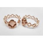 BiBi нержавеющая сталь 316L кольцо J-Type( кольцо ) розовое золото 