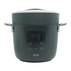 Re・De Pot リデポット 電気圧力鍋 EPC01A-20BK ブラック 2L 4合[ 圧力調理 低温調理 炊飯 時短][送料無料] (wn0717)