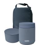 ショッピングスープ THERMOS サーモス JEE550-IBL 真空断熱スープランチセット インディゴブルー 550ml (300ml+250ml) [保温 保冷 食洗機対応][送料無料]
