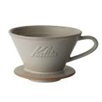 カリタ Kalita #02101 MI185 美濃焼駄知 ウェーブドリッパー サンドベージュ(2〜4杯用)[陶器 日本製 ウェーブフィルター185 ][送料無料]