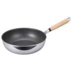 ショッピングアルミ 北陸アルミニウム A-3123 極ふかみIHフライパン 28cm[日本製][直火・IH対応][送料無料]