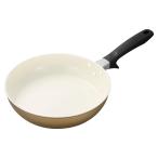 ショッピングKYOCERA 京セラ CERABRID フライパン 26cm CF-26C-WBG ベージュ [ガス火・IH対応][セラミック加工 フッ素不使用 セラブリッド][食洗機不可][送料無料]