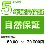 [対象商品のみ]個人５年延長保証(自然故障)商品金額 税込60,001円〜70,000円用(99990003-7)[SBT]