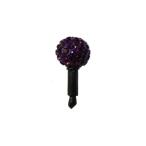 SHAREKI Kirakira мяч смартфон серьги 12mm лиловый 