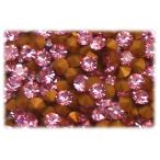 SHAREKI CRYSTAL V cut стразы розовый SS3 100 шт 