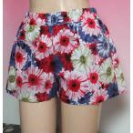 カラフルGirly花柄ショーパン9593A