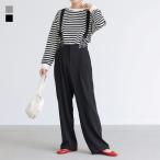 パンツ レディース ボトムス ワイド テーパード サスペンダー タック 2way サロペット 春 秋 オシャレウォーカー※メール便可※【10】