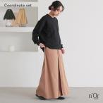 2点コーデセット 2025 レディース スウェット トップス 長袖 トレーナー クルーネック パンツ ボトムス ワイドパンツ ロングパンツ 「メール便不可」「30」