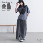 2点コーデセット 2025 レディース カットソー トップス 半袖 Tシャツ スカート ボトムス デニムスカート「メール便不可」「20」