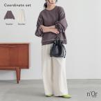 2点コーデセット 2025 レディース スウェット トップス トレーナー ワイドパンツ ボトムス スラックス「メール便不可」「50」