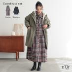 2 пункт ko-te комплект 2026 женский рубашка One-piece длинный рукав One-piece в клетку Mod's Coat обратная сторона боа теплый внешний [ бесплатная доставка ][ почтовая доставка не возможно ][999]