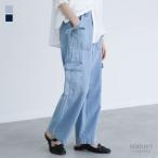 パンツ デニム ジーンズ レディース ボトムス デニムパンツ ペインターパンツ ワイドパンツ オシャレウォーカー「メール便不可」「30」