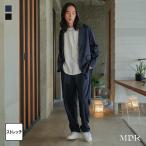 アウター メンズ ジャケット パンツ ライトアウター 長袖 長ズボン ストレッチ セットアップ 重ね着 送料無料「メール便不可」「40」