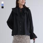 ブラウスシャツレディース長袖ビッグ...
