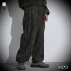 バルーンパンツ ロング メンズ ボトムス パンツ 調整可能 アレンジ セットアップ対応 ピグメント風 汚し加工 ボンディング 春 秋 冬「メール便不可」「20」