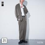 「送料無料」セットアップ メンズ アウター ボトムス ジャケット 長袖 羽織 ワイドパンツ ロング丈 オーバーサイズ 上下セット 秋 冬「メール便不可」「30」