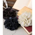 フラワー コサージュ レディース 2way ヘアアクセサリー チュール 花モチーフ パーティー フォーマル 結婚式『ビッグフラワーコサージュ』【メール便不可】