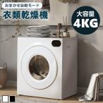 限定セール 衣類乾燥機 4kg 乾燥機 小型 タッチパネル操作 高温除菌 衣類 自動モード 布団乾燥 家庭用 タイマー 温度調整 服 やさしく 湿気対策 梅雨対策