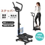 ステッパー バンド付き ハンドル付き 上下運動とひねり運動 静音 室内 有酸素運動 足踏みステッパー 油圧駆動 LCDディスプレイ コンパクト 全身トレーニング