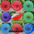 和傘 紙傘 こども用和傘 藤渦 紺 特選飾り糸 一本柄 舞踊傘 踊り傘