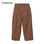 BRIXTON ( желтохвост k камень ) UNION BAGGY PANT брюки багги мужской Street скейтборд свободно толстый futoshi . широкий Brown стрейч скейтборд 