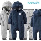 カーターズ Carter's カバーオール 足なし フリース 6m-24m くま耳フード付き お尻動物刺繍 くま イヌ