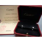 カルティエCartier　ダムール　K18WG　ダイヤモンド　ピアス　XS　箱保証書付　2006ハワイ購入
