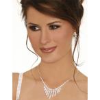 Yahoo! Yahoo!ショッピング(ヤフー ショッピング)キャバ嬢・パーティ・キラキラ輝く☆エレガントラインストーンネックレス&ピアス2点セット/ゆうパケット不可