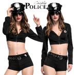 ハロウィン コスプレ ポリス 衣装 セクシー 仮装 手錠 警棒 婦人警官 制服 コスプレ衣装 仮装 ブラック 黒 ショートパンツ 長袖トップス ポリス
