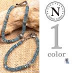 ノース・ワークス（NORTH WORKS）シェルビーズ ブレスレット インディゴ染め NO-601